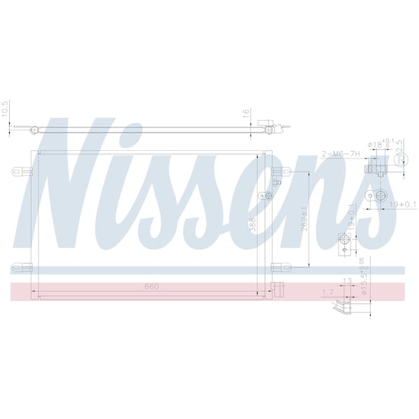 Nissen Nissens Condenser, 94695 94695 - main